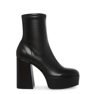 Steve Madden Black Platform Lily Boot